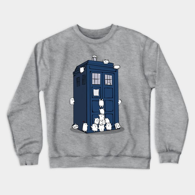 The Adipose Have the Phone Box Crewneck Sweatshirt by KittenKirby